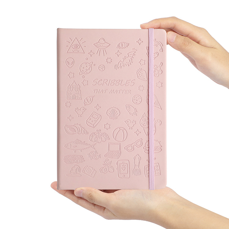 Custom Printing Ruled Lined Journal Notebook A5 A6 Hardcover PU Leather Journals Notebooks for Students