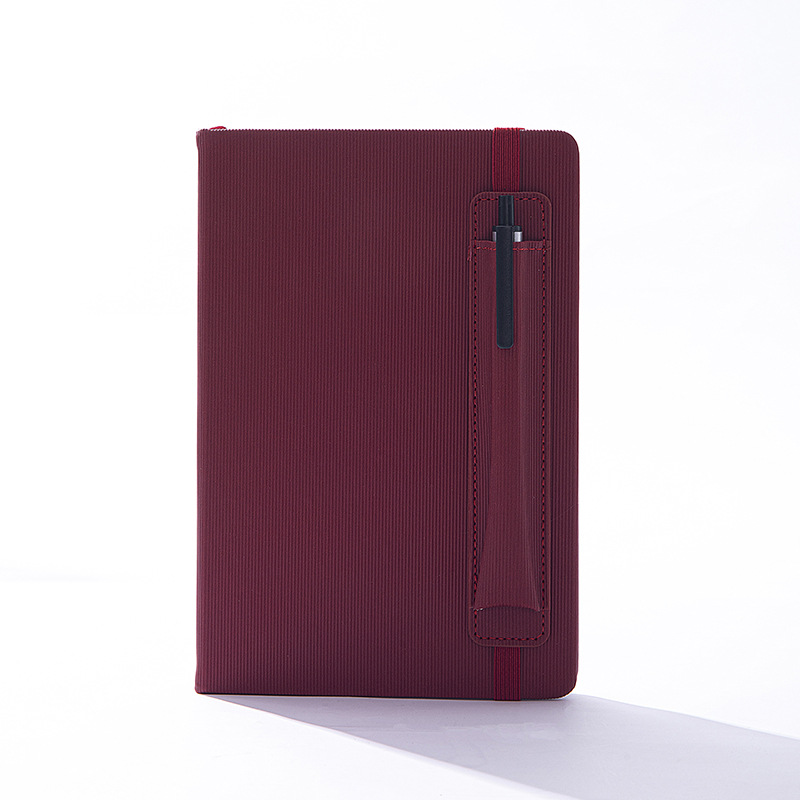 Hot sale Journal Diary Notebook With Pen Bag Handmade A5 Line Notebook Pen Set Custom Logo Planner