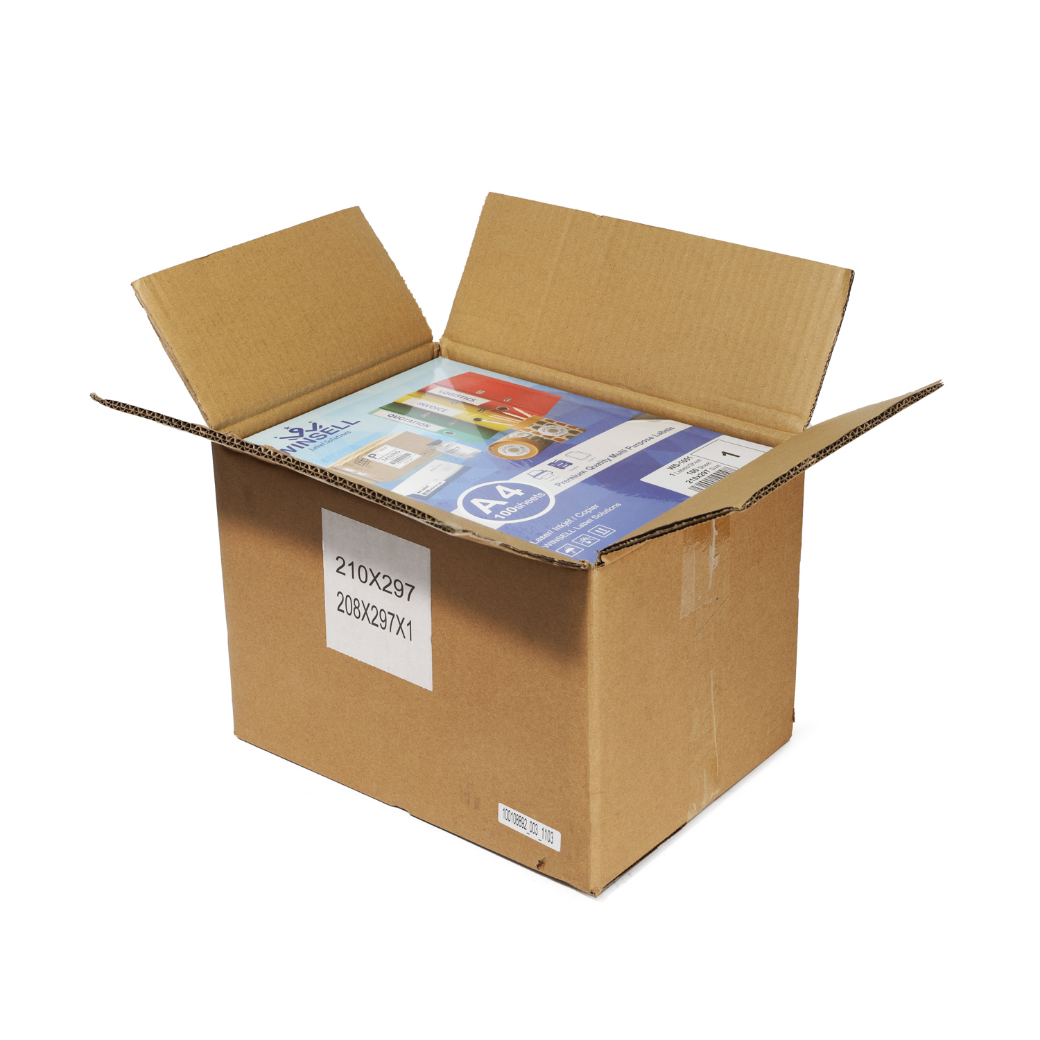Circle Sticker Transparent Sheets Crack And Peel A4 Size Round Sticky Label Printing Paper