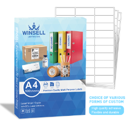 Removable Promotional Size Sticker Paper Printable Clear Self Adhesive A4 Waterproof Label