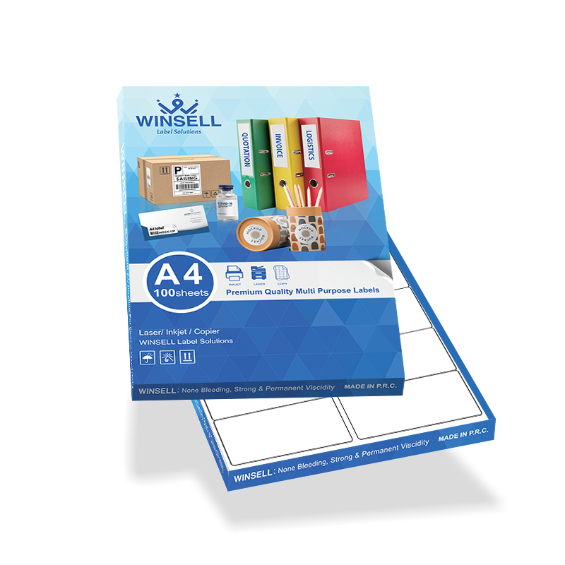 Thermal Printer Shipping Transparent Private Kraft Inkjet Stickers Copier A4 Synthetic Paper Label